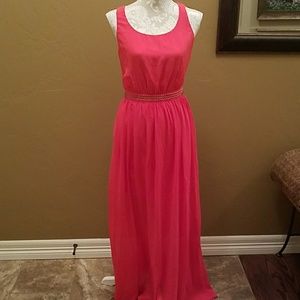 NWT Jessica Simpson Lulu hibiscus maxi dress